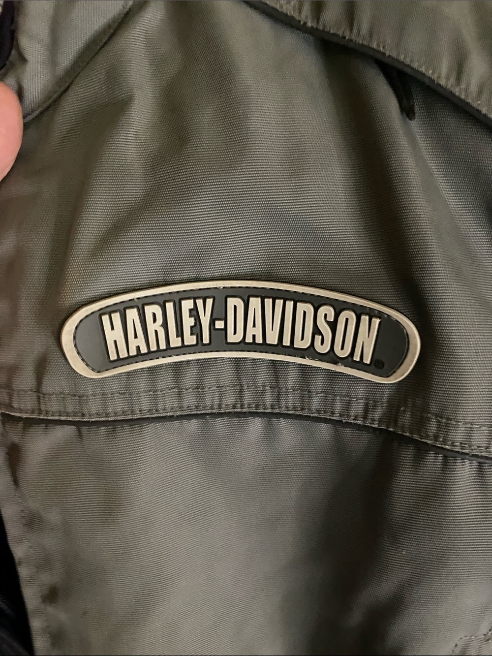 Harley-Davidson Excursion Gray & Black Performance Textile Riding Jacket Medium - Picture 3 of 12